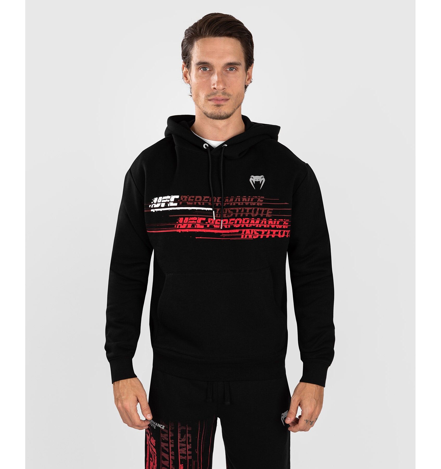 Men’s Hoodie UFC Venum Performance Institute 2.0 - Black/Red